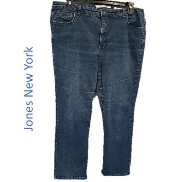 JONES NY Lexington Straight Leg Jeans 20W - Picture 1 of 7